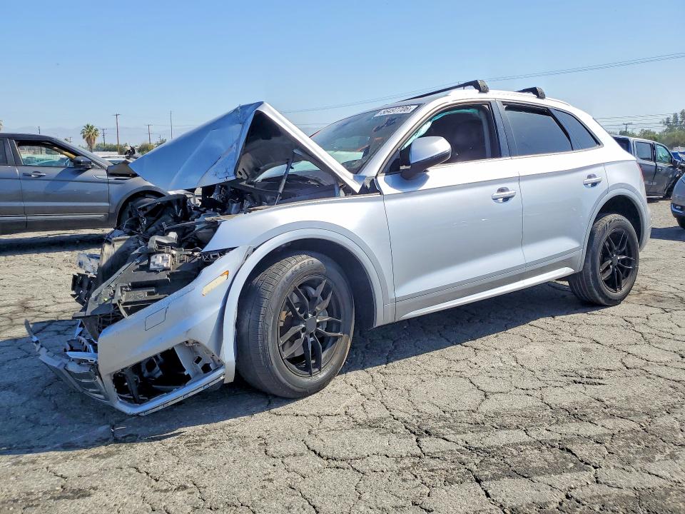 2018 Audi Q5 VIN WA1ANAFY0J2039437 COPART salvage auction — FRONT END, Ca - Salvage Certificate, sold $1,700 on 2026-07-23 (photo 1)