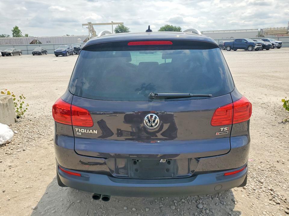 2016 Volkswagen Tiguan VIN WVGBV7AX8GW568465 COPART salvage auction — FRONT END, Mo - Salvage Certificate Of Title, sold $1,200 on 2026-08-18 (photo 6)