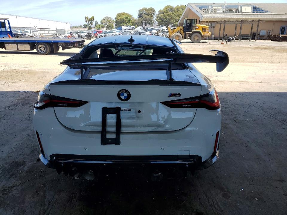2021 BMW M4 VIN WBS33AZ07MCG63384 COPART salvage auction — ROLLOVER, Ca - Salvage Certificate, sold $3,600 on 2026-07-21 (photo 6)