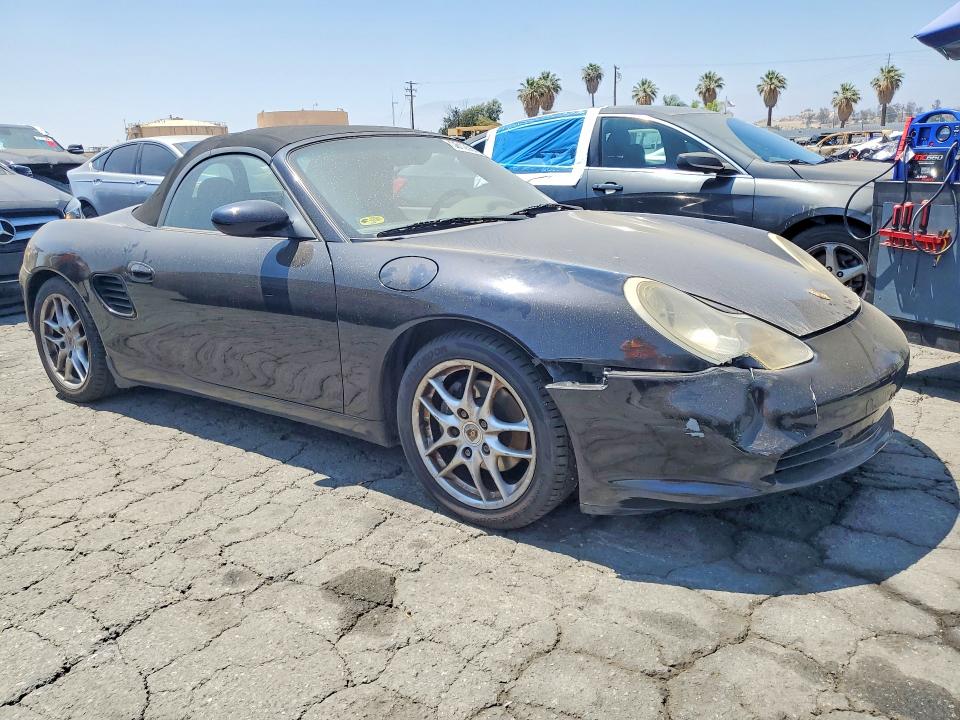 2003 Porsche Boxster VIN WP0CA29853U621178 COPART salvage auction — FRONT END, Ca - Dis/Dlr/Exp Only Clean Title, sold $1,100 on 2026-07-09 (photo 4)