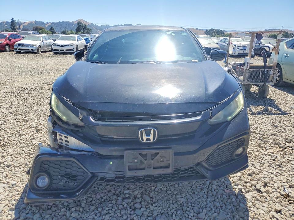 2017 Honda Civic VIN SHHFK7H51HU400223 COPART salvage auction — SIDE, CA - SALVAGE CERTIFICATE, sold $1,250 on 2026-07-09 (photo 5)