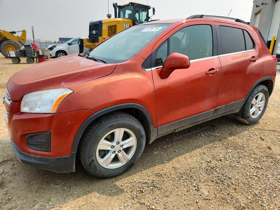 2016 Chevrolet Trax VIN 3GNCJPSB7GL215929 COPART salvage auction — FRONT END, Ab - Bos - Salvage, sold $750 on 2026-07-09 (photo 1)
