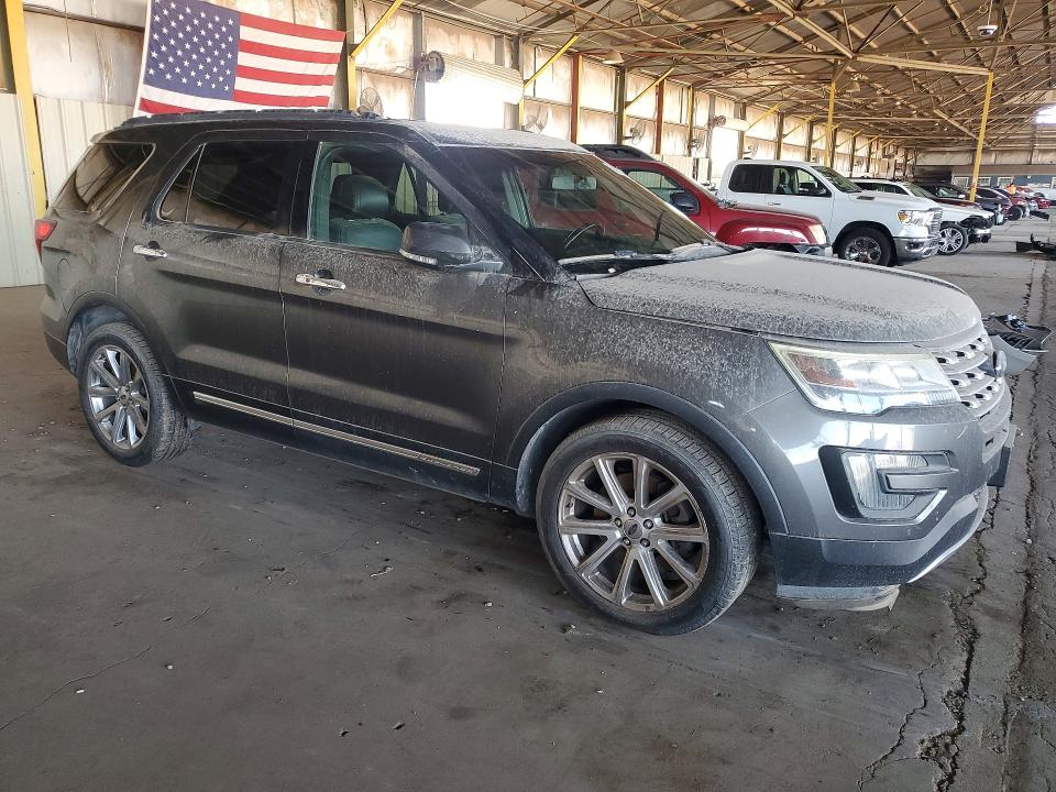 2016 Ford Explorer VIN 1FM5K7F83GGB64121 COPART salvage auction — MECHANICAL, Az - Certificate Of Title, sold $3,300 on 2026-07-06 (photo 4)