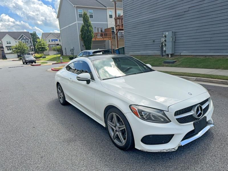 2017 Mercedes-benz C-klasse VIN WDDWJ4KB7HF538870 COPART salvage auction — MINOR DENT/SCRATCHES, GA - CERTIFICATE OF TITLE (P), sold $12,000 on 2026-07-29 (photo 1)