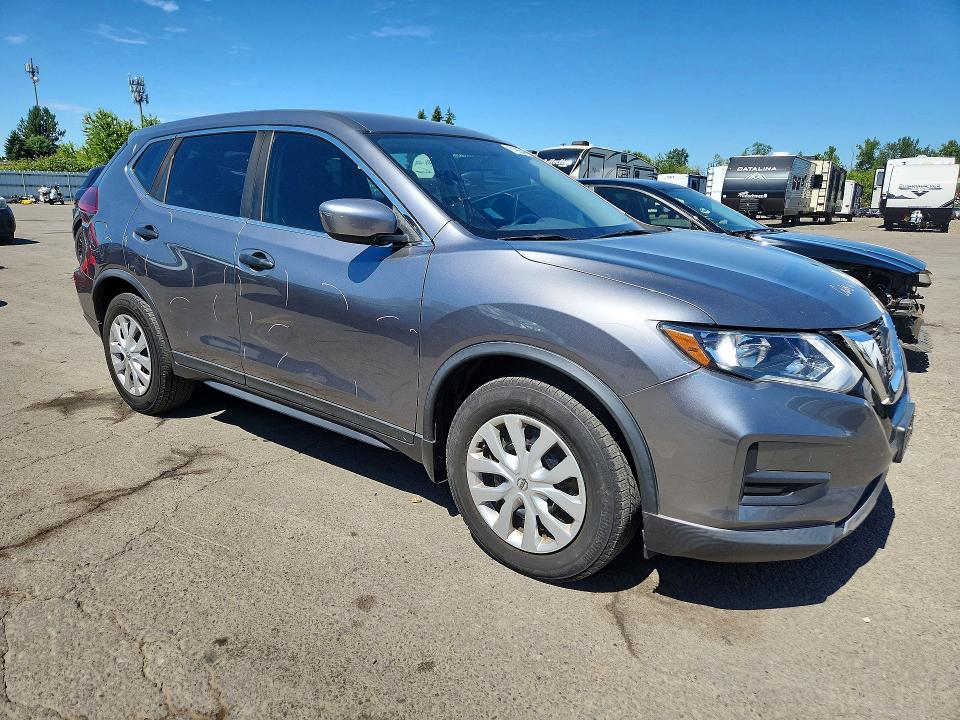 2018 Nissan Rogue VIN KNMAT2MTXJP619239 COPART salvage auction — FRONT END, Or - Salvage Title Certificate, sold $125 on 2026-07-27 (photo 4)