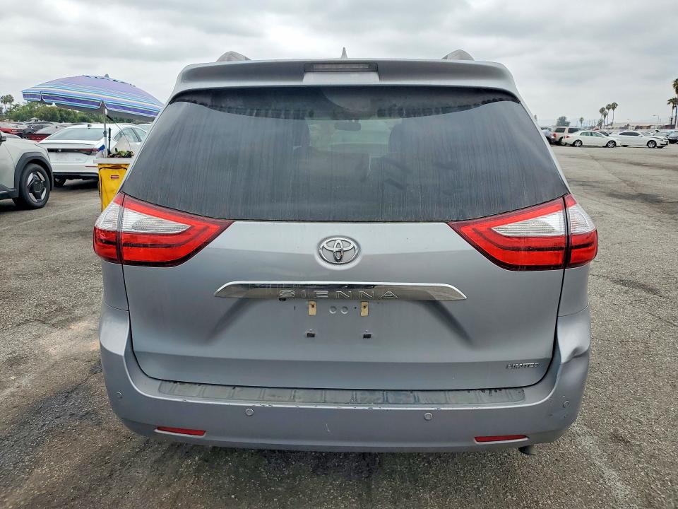 2015 Toyota Sienna VIN 5TDYK3DC6FS648628 COPART salvage auction — SIDE, Ca - Salvage Certificate, sold $6,700 on 2026-07-17 (photo 6)