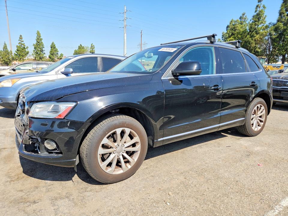 2014 Audi Q5 VIN WA1CFAFP0EA099145 COPART salvage auction — FRONT END, Ca - Salvage Certificate, sold $1,900 on 2026-07-28 (photo 1)