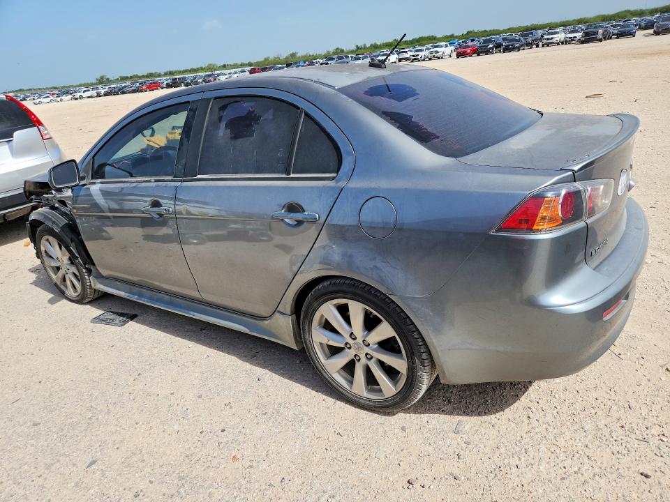 2014 Mitsubishi Lancer VIN JA32U8FW0EU002286 COPART salvage auction — FRONT END, Tx - Salvage Vehicle Title, sold $600 on 2026-07-09 (photo 2)