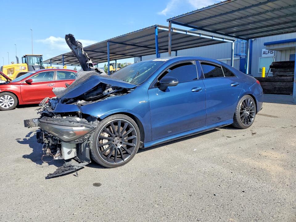 2020 Mercedes-benz Cla-klasse amg VIN WDD5J5BB8LN044355 COPART salvage auction — FRONT END, Ca - Salvage Certificate, sold $1,300 on 2026-07-28 (photo 1)