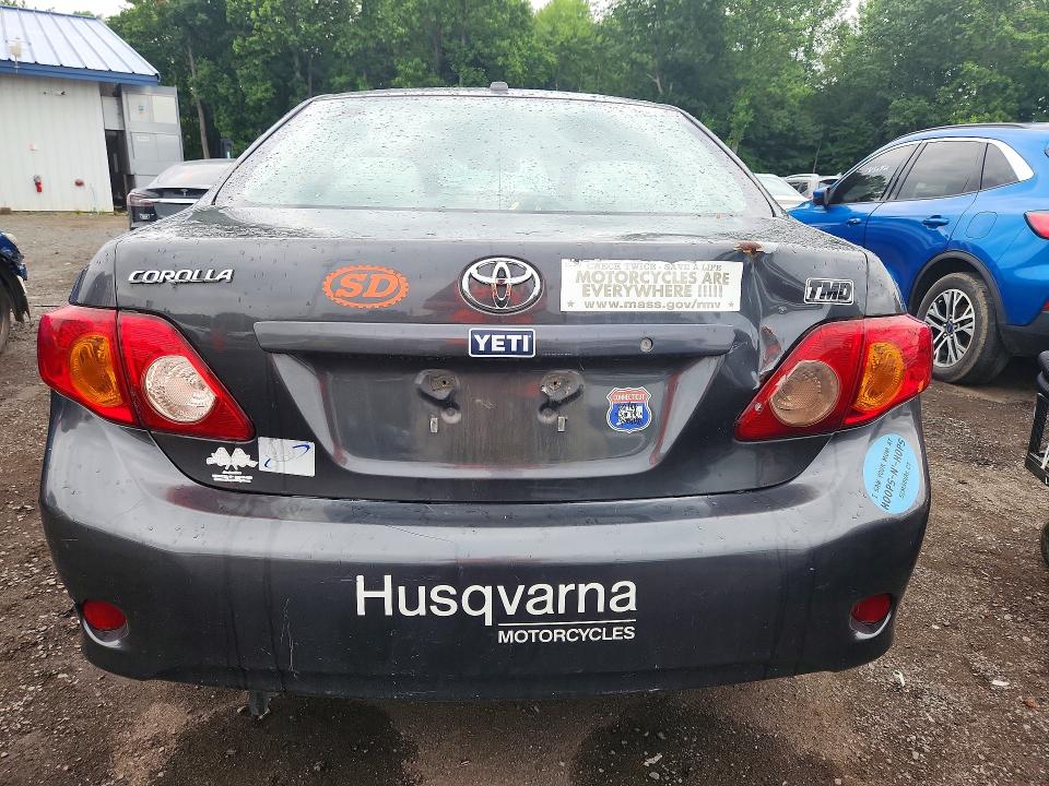 2009 Toyota Corolla VIN 2T1BU40E79C122227 COPART salvage auction — FRONT END, Mt - Certificate Of Title, sold $975 on 2026-07-03 (photo 6)