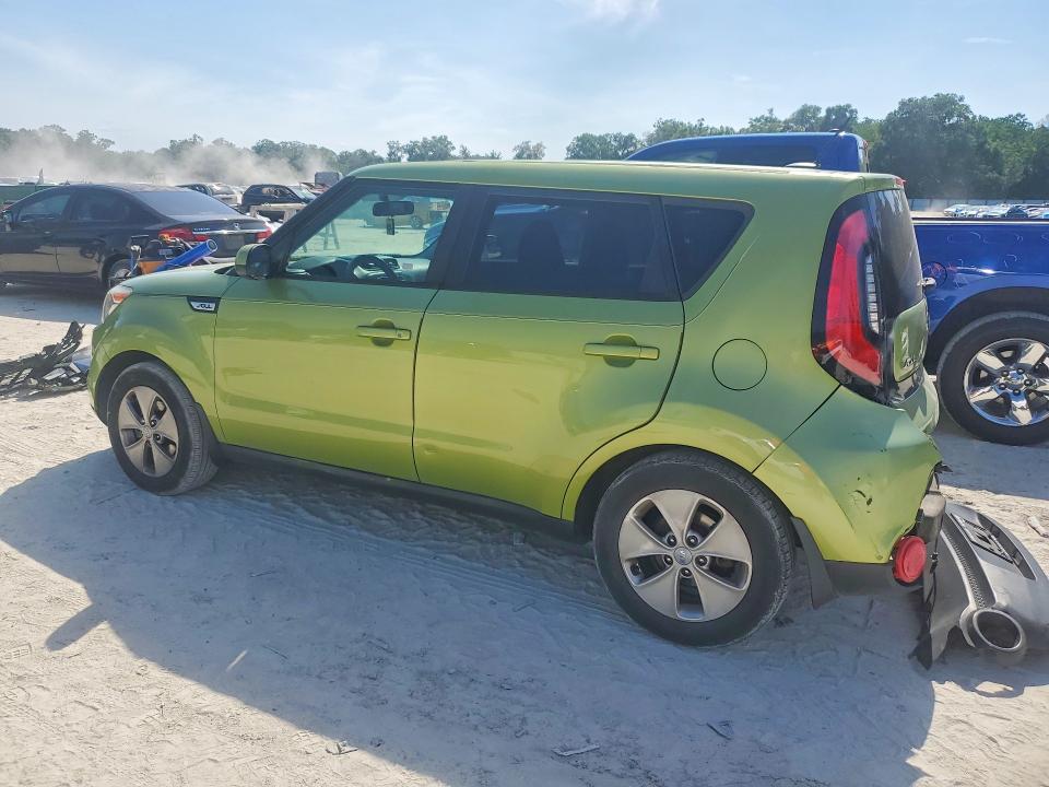 2016 Kia Soul VIN KNDJN2A20G7841772 COPART salvage auction — REAR END, Fl - Cert Of Ttl-Rebuilt&Slvg Rbld, sold $1,200 on 2026-07-07 (photo 2)