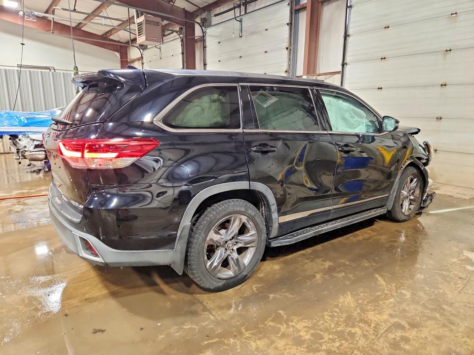 2019 Toyota Highlander VIN 5TDDZRFH5KS716336 COPART salvage auction — FRONT END, Pa - Certificate Of Salvage, sold $6,400 on 2026-07-14 (photo 3)