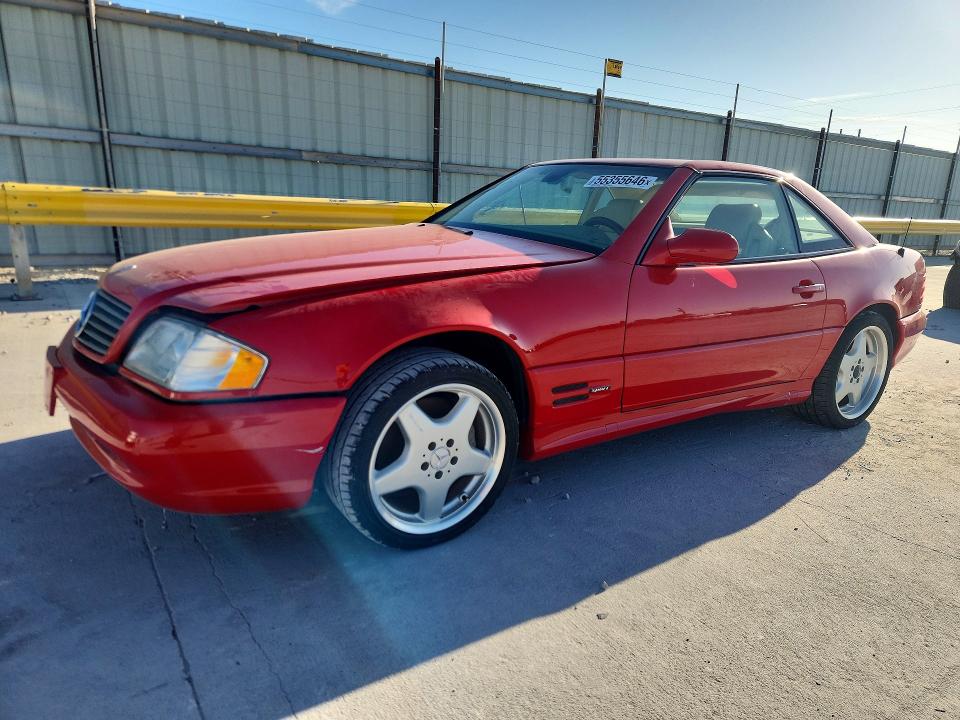 1999 Mercedes-benz Sl-klasse VIN WDBFA68F5XF180777 COPART salvage auction — HAIL, Tx - Certificate Of Title, sold $2,100 on 2026-07-31 (photo 1)