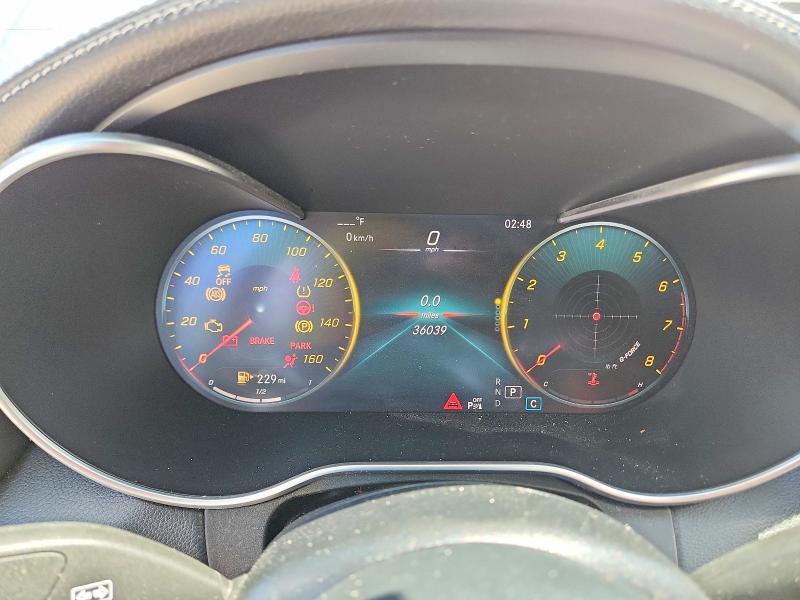 2020 Mercedes-benz C-klasse VIN WDDWK8DB9LF943963 COPART salvage auction — WATER/FLOOD, Fl - Certificate Of Destruction, sold $16,200 on 2026-07-08 (photo 9)