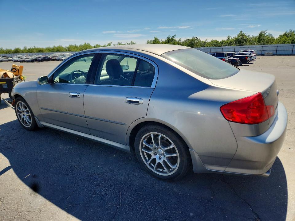 2005 Infi G35 VIN JNKCV51E05M224485 COPART salvage auction — FRONT END, CA - SALVAGE CERTIFICATE, sold $1,050 on 2026-07-16 (photo 2)