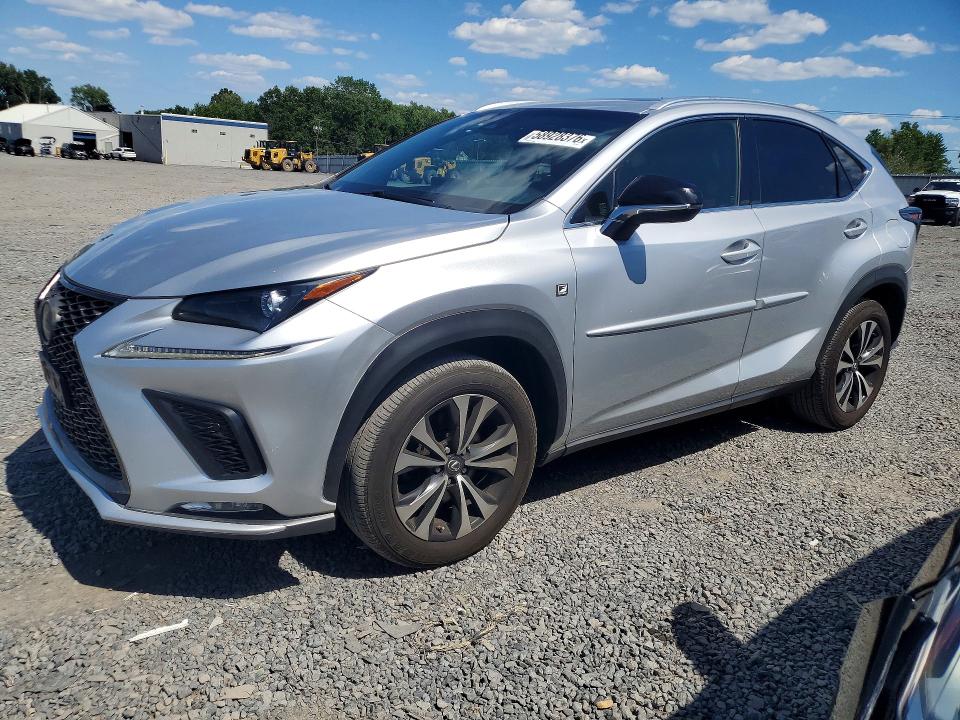 2019 Lexus Nx VIN JTJBARBZ7K2189711 COPART salvage auction — MINOR DENT/SCRATCHES, Pa - Cert Of Title, sold $12,300 on 2026-07-07 (photo 1)
