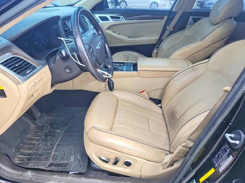 2015 Hyundai Genesis VIN KMHGN4JE6FU017920 COPART salvage auction — FRONT END, Ga - Cert Of Title-Salvage Court Or, sold $1,850 on 2026-07-08 (photo 7)