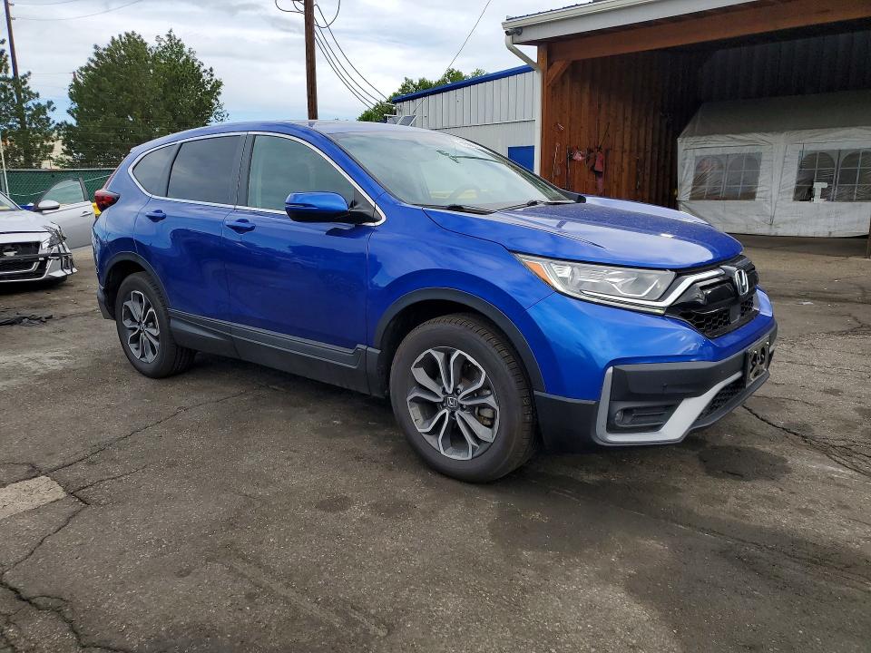 2021 Honda Cr-v VIN 7FARW2H53ME022314 COPART salvage auction — REAR END, CO - PUBLIC - SALVAGE TITLE (P), sold $9,800 on 2026-07-07 (photo 4)