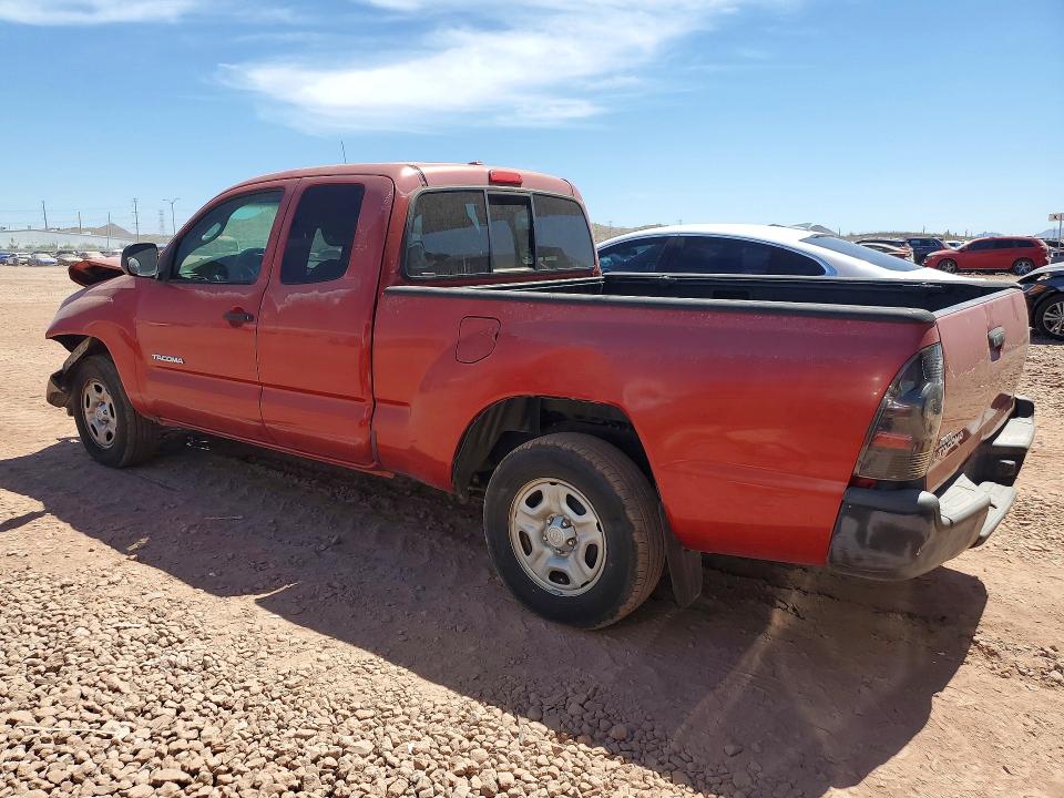 2010 Toyota Tacoma VIN 5TETX4CN3AZ705934 COPART salvage auction — FRONT END, Az - Cert Of Title - Salvage, sold $3,350 on 2026-07-09 (photo 2)