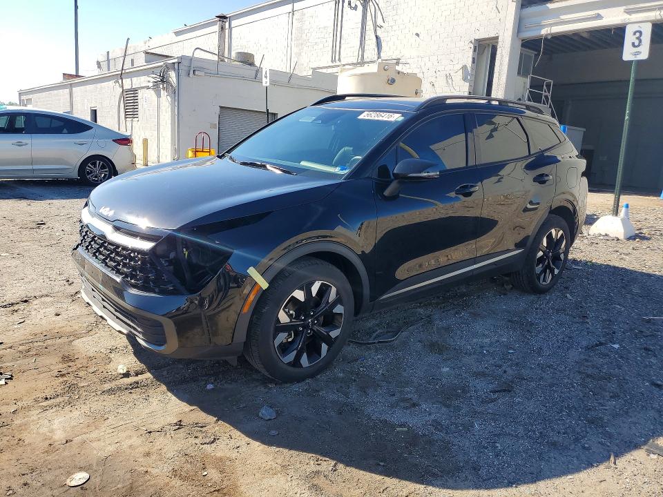 2023 Kia Sportage VIN 5XYK6CAF5PG076829 COPART salvage auction — REAR END, Va - Cert Of Title - Salvage, sold $7,900 on 2026-07-08 (photo 1)