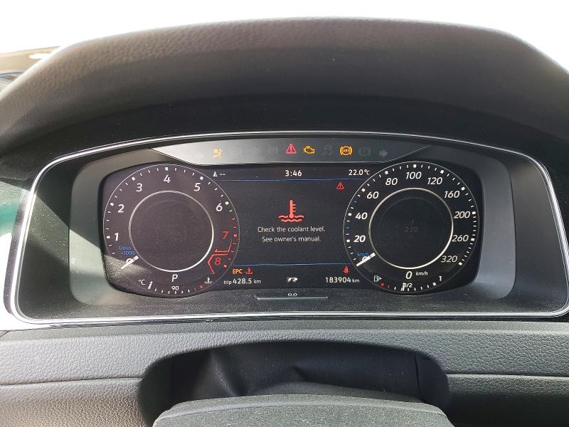 2019 Volkswagen Golf r VIN WVWVA7AU8KW171706 COPART salvage auction — FRONT END, On - Permit Salvage, sold $3,150 on 2026-07-14 (photo 9)