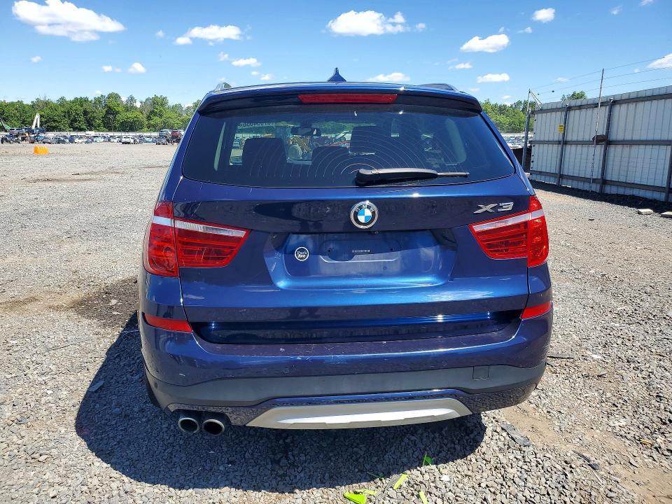 2016 BMW X3 VIN 5UXWX9C56G0D80748 COPART salvage auction — FRONT END, Nj - Cert Of Title-Salvage, sold $775 on 2026-07-28 (photo 6)