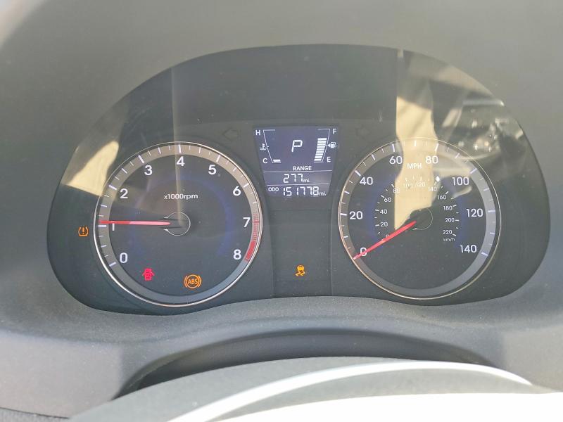 2013 Hyundai Accent VIN KMHCU4AEXDU339099 COPART salvage auction — FRONT END, Sc - Cert Of Title-Salvage, sold $550 on 2026-07-13 (photo 9)