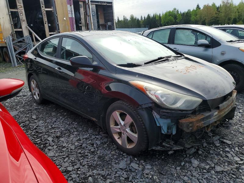 2013 Hyundai Elantra VIN 5NPDH4AEXDH187073 COPART salvage auction — FRONT END, Qc - Gravement Accidente, sold $725 on 2026-07-28 (photo 4)