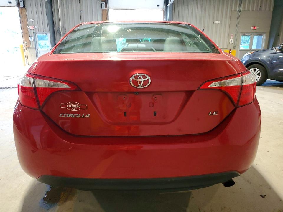 2014 Toyota Corolla VIN 5YFBURHE8EP050501 COPART salvage auction — MECHANICAL, Pa - Non Public Clean Title, sold $4,100 on 2026-07-22 (photo 6)