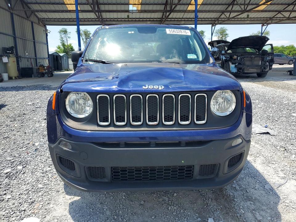 2018 Jeep VIN ZACCJBAB1JPH46085 COPART salvage auction — FRONT END, Ga - Cert Of Title-Salvage, sold $1,550 on 2026-07-09 (photo 5)