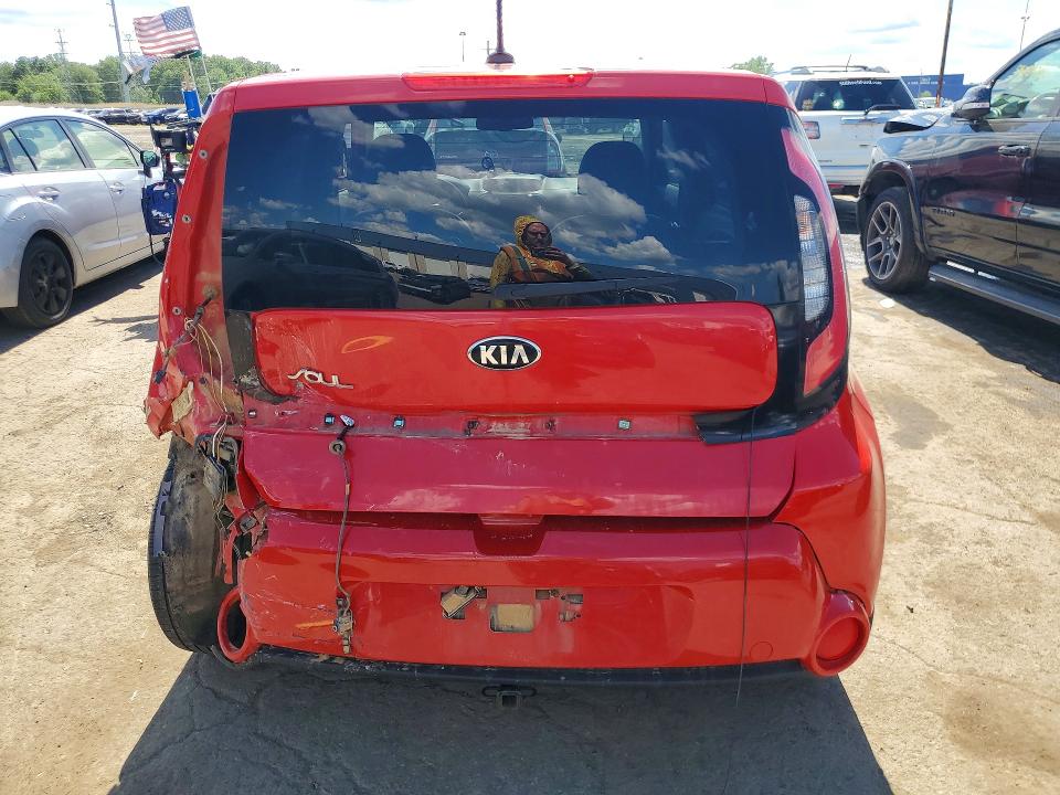 2016 Kia VIN KNDJX3A55G7865091 COPART salvage auction — REAR END, Mi - Certificate Of Title, sold $300 on 2026-07-28 (photo 6)