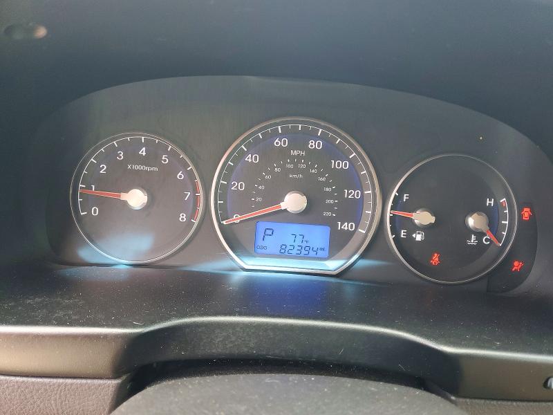 2012 Hyundai Santa fe VIN 5XYZGDAB2CG156775 COPART salvage auction — REAR END, Wv - Salvage Certificate, sold $1,500 on 2026-07-30 (photo 9)
