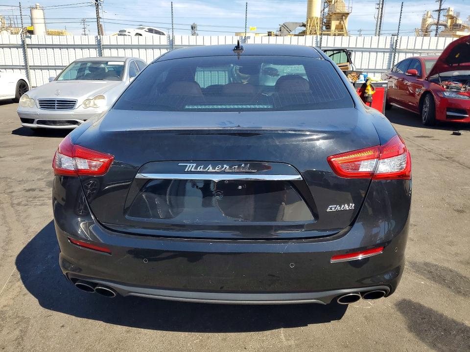 2018 Maserati Ghibli VIN ZAM57XSA8J1295016 COPART salvage auction — MINOR DENT/SCRATCHES, Ca - Dis/Dlr/Exp Only Lien Papers (P), sold $2,500 on 2026-07-13 (photo 6)