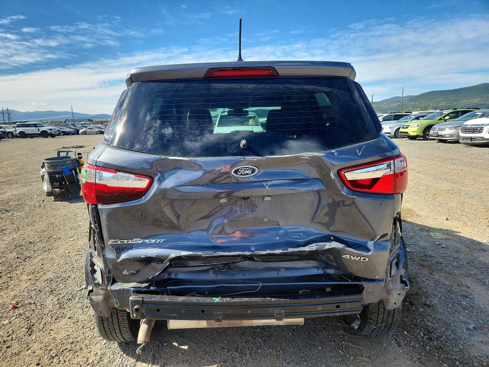 2021 Ford VIN MAJ6S3FL8MC398544 COPART salvage auction — REAR END, Mt - Salvage Certificate Of A Vehic, sold $275 on 2026-07-28 (photo 6)