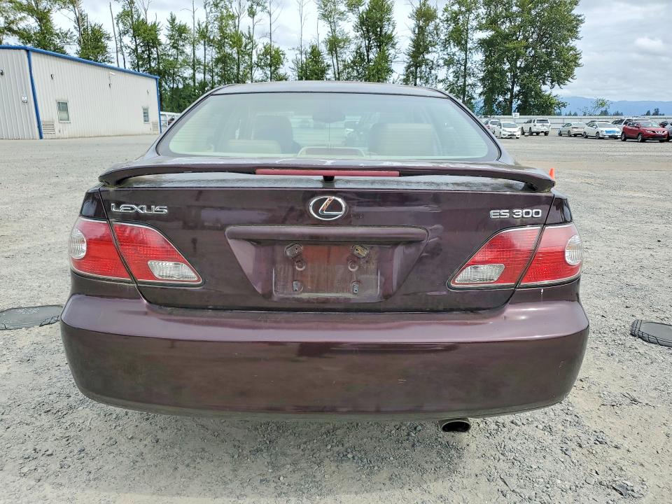 2002 Lexus ES VIN JTHBF30G125032885 COPART salvage auction — FRONT END, Wa - Bill Of Sale, sold $275 on 2026-07-20 (photo 6)