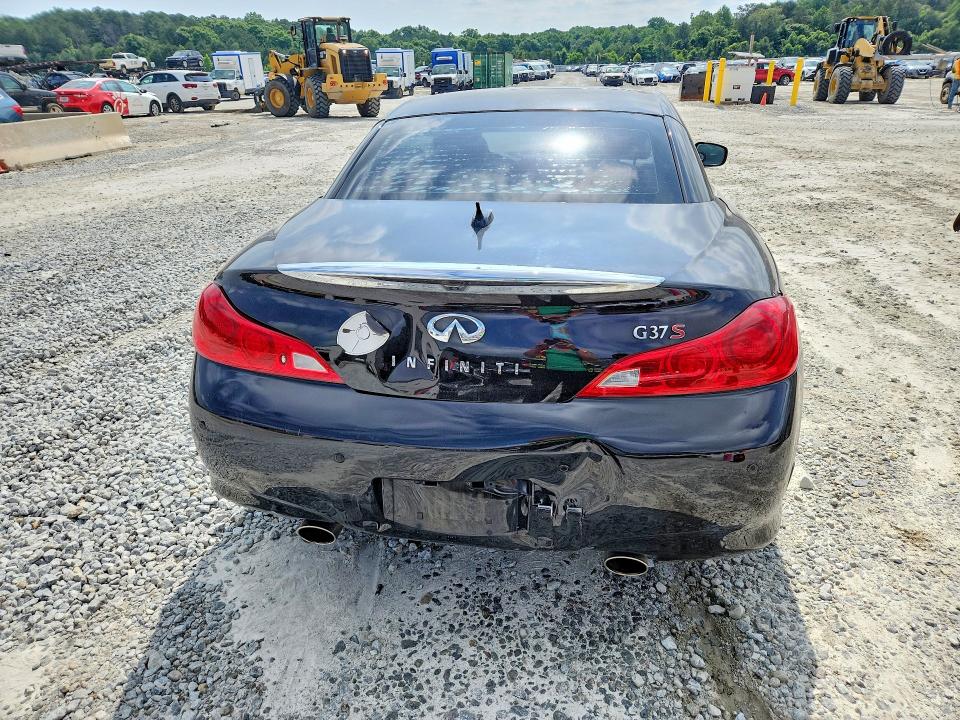 2013 Infiniti VIN JN1CV6FEXDM770941 COPART salvage auction — REAR END, Ga - Cert Of Title-Salvage, sold $3,550 on 2026-07-09 (photo 6)