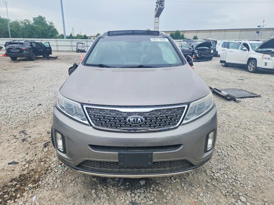 2015 Kia Sorento VIN 5XYKW4A78FG595516 COPART salvage auction — SIDE, Oh - Cert Of Title-Salvage, sold $1,350 on 2026-07-14 (photo 5)