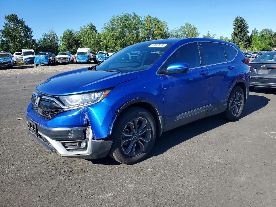 2022 Honda VIN 7FARW2H82NE012840 COPART salvage auction — FRONT END, Or - Salvage Title Certificate, sold $12,800 on 2026-07-22 (photo 1)