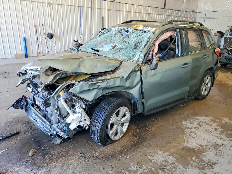 2016 Subaru Forester VIN JF2SJABC5GH513809 COPART salvage auction — ROLLOVER, Pa - Certificate Of Salvage, sold $425 on 2026-07-15 (photo 1)