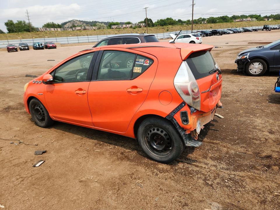 2012 Toyota Prius VIN JTDKDTB37C1029418 COPART salvage auction — REAR END, Co - Salvage Title, sold $275 on 2026-07-13 (photo 2)