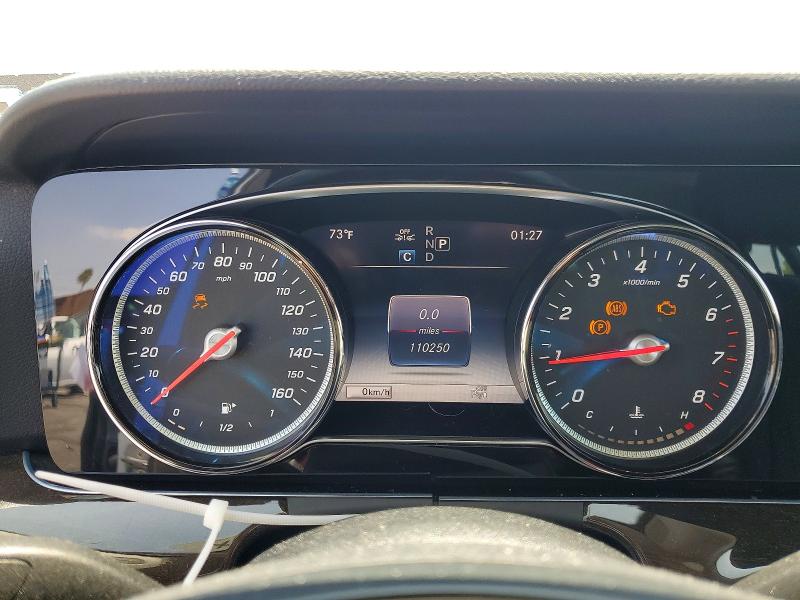 2018 Mercedes-benz E-klasse VIN WDDZF4JB1JA446267 COPART salvage auction — REAR END, Ca - Salvage Certificate, sold $7,800 on 2026-07-15 (photo 9)