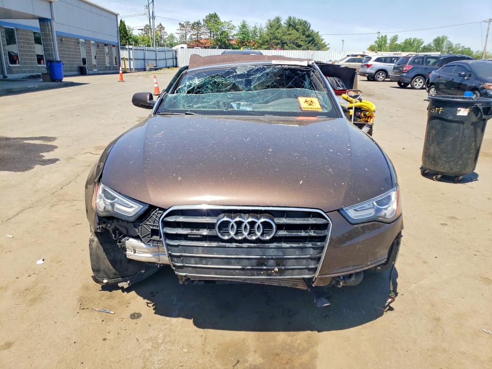 2015 Audi A5 VIN WAUMFAFH3FN001784 COPART salvage auction — ALL OVER, Ct - Cert Of Title-Salvage, sold $775 on 2026-07-31 (photo 5)