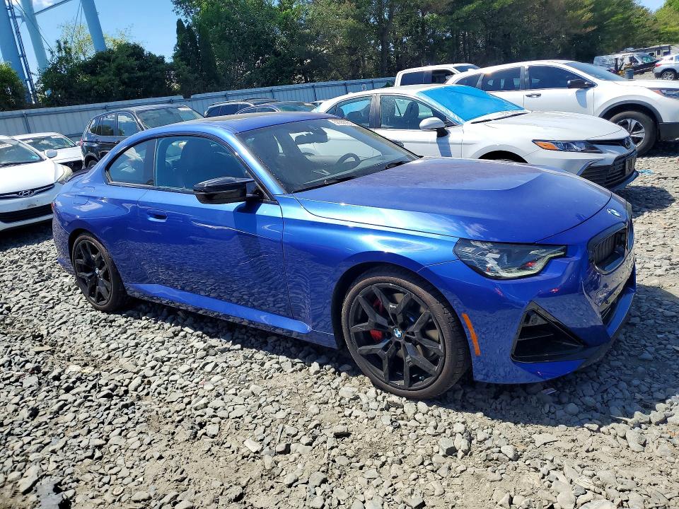 2025 BMW M2 VIN 3MW43CM07S8F54887 COPART salvage auction — REAR END, Tn - Salvage Certificate, sold $17,900 on 2026-07-22 (photo 4)