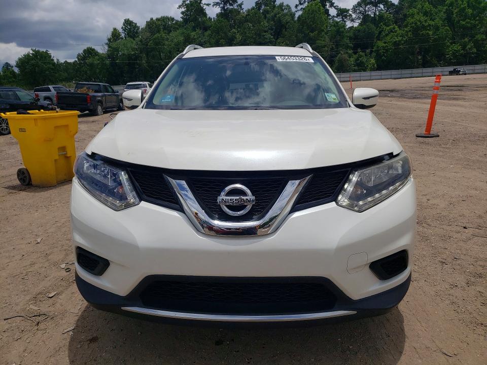 2016 Nissan Rogue VIN JN8AT2MT6GW029350 COPART salvage auction — REAR END, LA - CERT OF TITLE-SALVAGE, sold $250 on 2026-07-24 (photo 5)