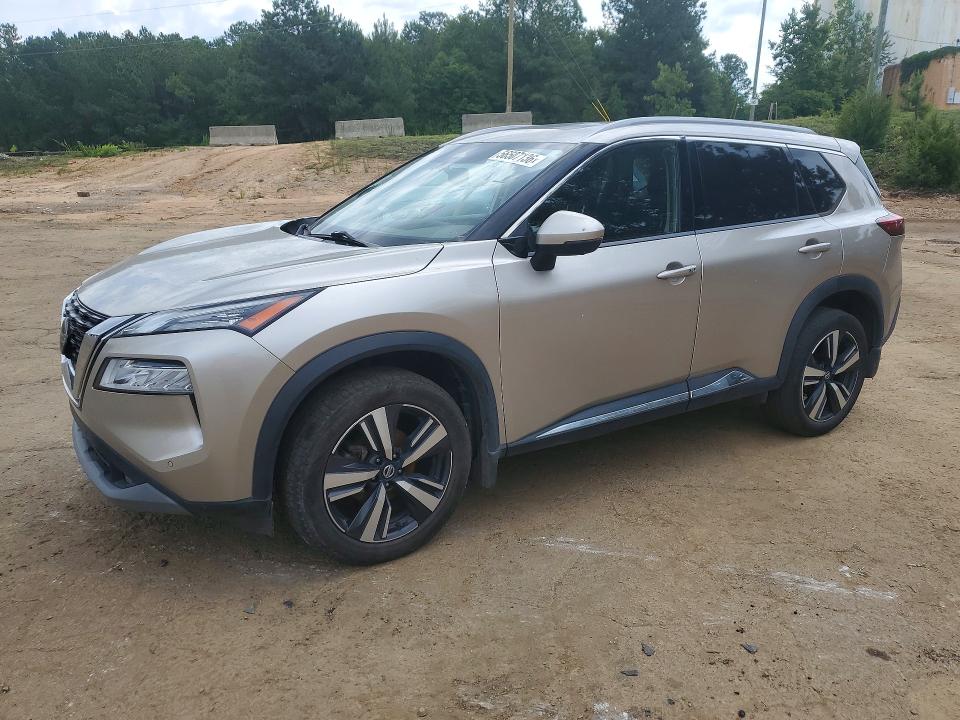 2021 Nissan Rogue VIN JN8AT3CA2MW021036 COPART salvage auction — MECHANICAL, Ga - Certificate Of Title, sold $5,600 on 2026-07-17 (photo 1)