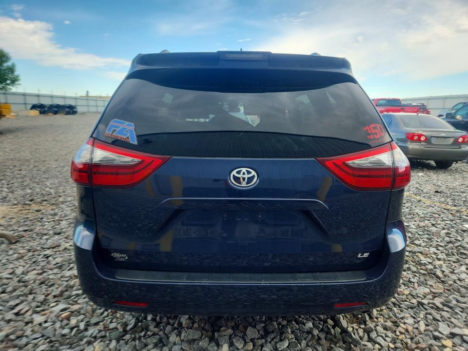 2020 Toyota VIN 5TDKZ3DC4LS023786 COPART salvage auction — FRONT END, Wi - Cert Of Title-Salvage Vehicle, sold $4,450 on 2026-07-13 (photo 6)
