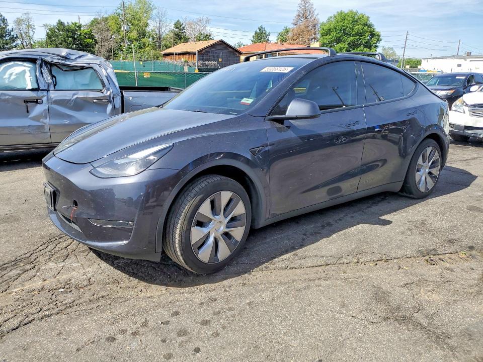 2024 Tesla VIN 7SAYGAEE8RF035542 COPART salvage auction — SIDE, Co - Public - Salvage Title, sold $11,000 on 2026-07-07 (photo 1)