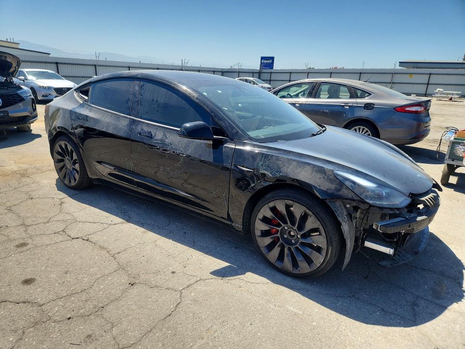 2021 Tesla Model 3 VIN 5YJ3E1EC8MF001542 COPART salvage auction — FRONT END, Ca - Salvage Certificate, sold $6,000 on 2026-07-17 (photo 4)