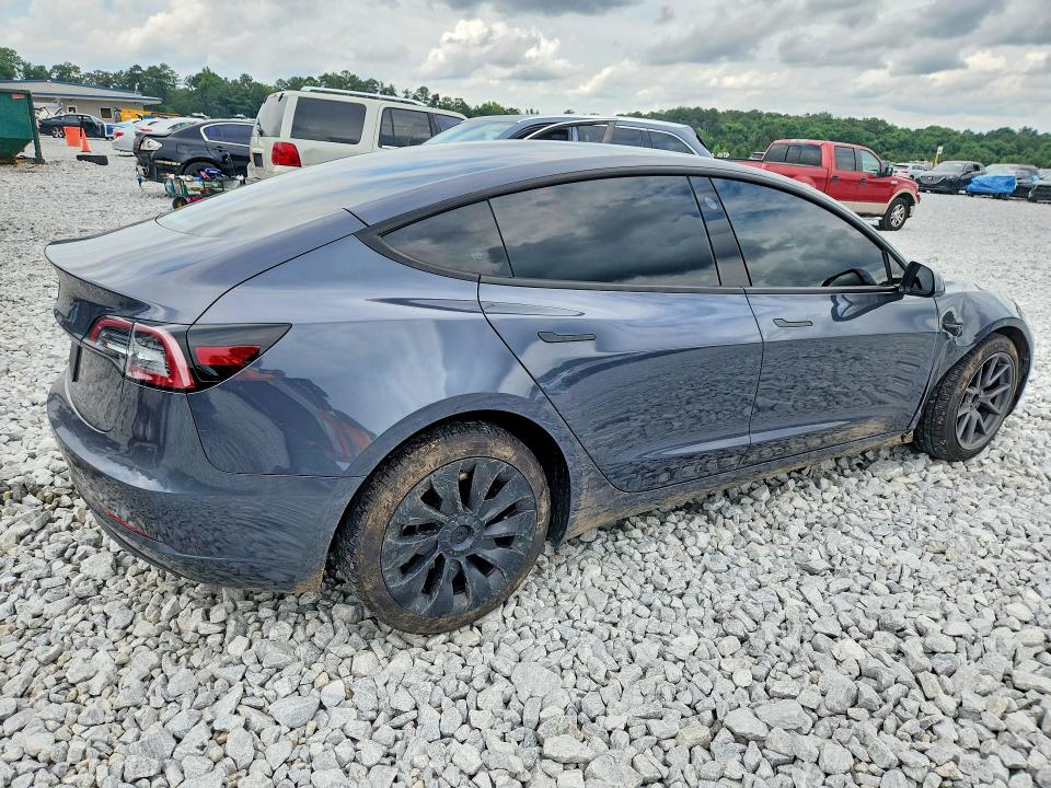 2023 Tesla Model 3 VIN 5YJ3E1EA2PF400272 COPART salvage auction — SIDE, Ga - Cert Of Title-Salvage, sold $11,500 on 2026-07-14 (photo 3)