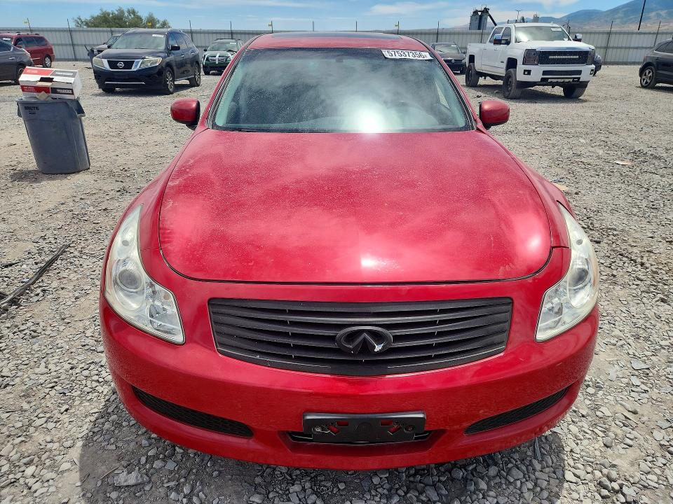 2008 Infiniti G VIN JNKBV61F48M251977 COPART salvage auction — REAR END, Ut - Salvage Certificate, sold $150 on 2026-07-24 (photo 5)